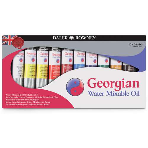 DALER-ROWNEY Georgian wassermischbare Ölfarben-Sets