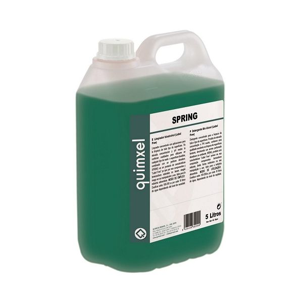 Quimxel Detergente Desinfetante Bio Álcool Spring 5lts