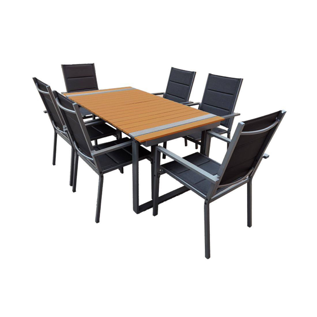 CONTINI Gartentisch BIONTO 180x90x74cm