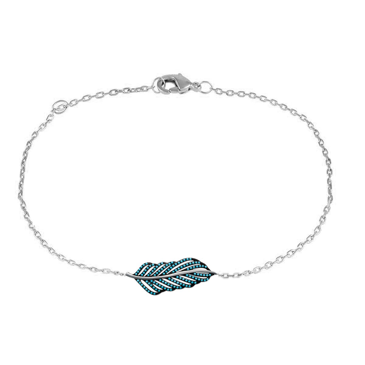Bracelet argent femme PALME - Lorenzo R
