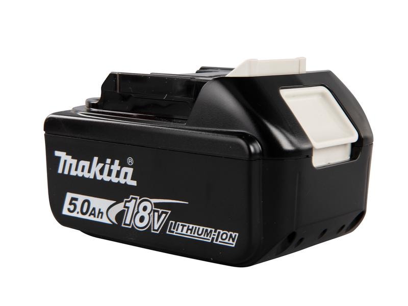 Makita Power Source-Kit 18 V LXT Ladegerät   2x 18 V 5Ah Ak Schnellladegerät DC18RC mit zwei BL1850B 90 Wh Akkus