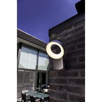 Lutec buitenlamp Meridian antraciet