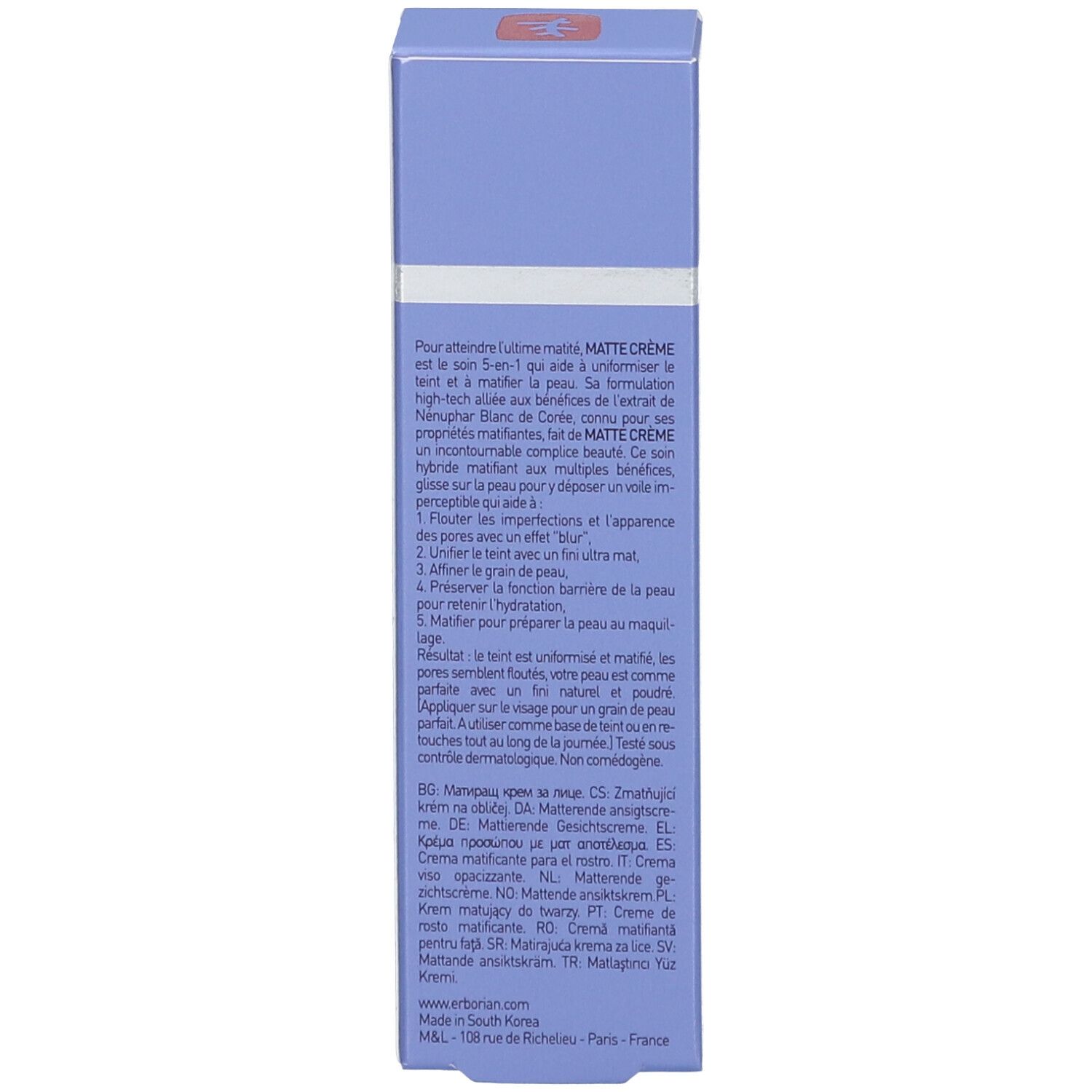 erborianische Mattencreme