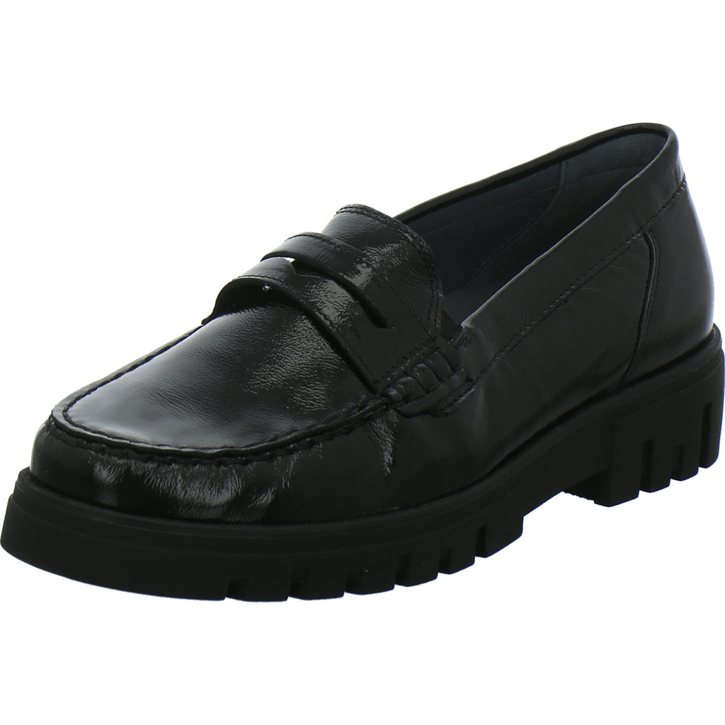 Waldläufer Slipper Damen Serena Schwarz