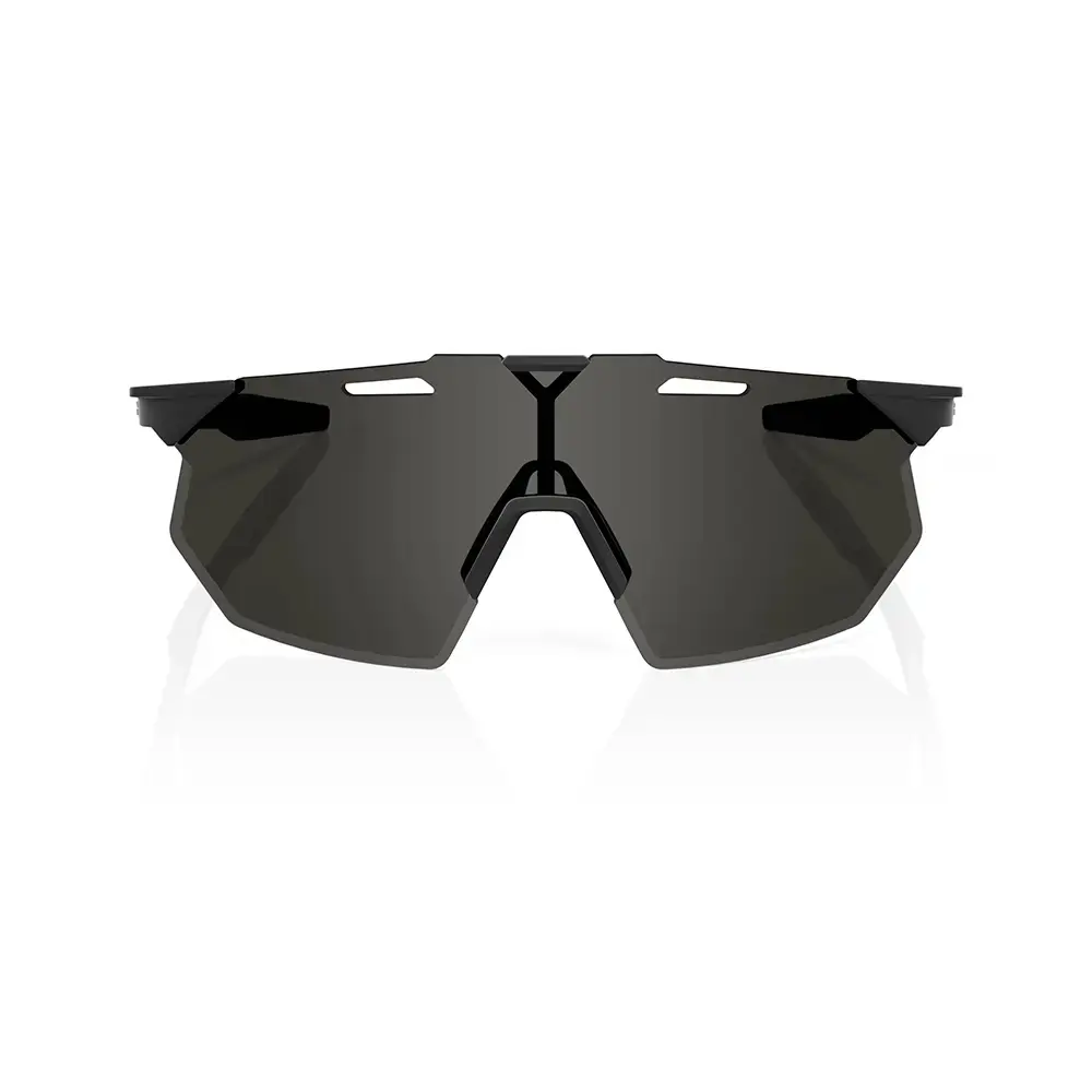 100% Hypercraft SQ Sport Zonnebril Mat Zwart met Smoke Lens