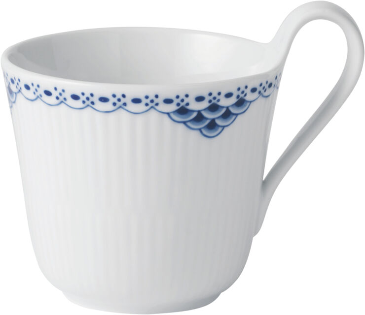 Royal Copenhagen Prinsesse 33 cl. højhankskop Hvid, blå