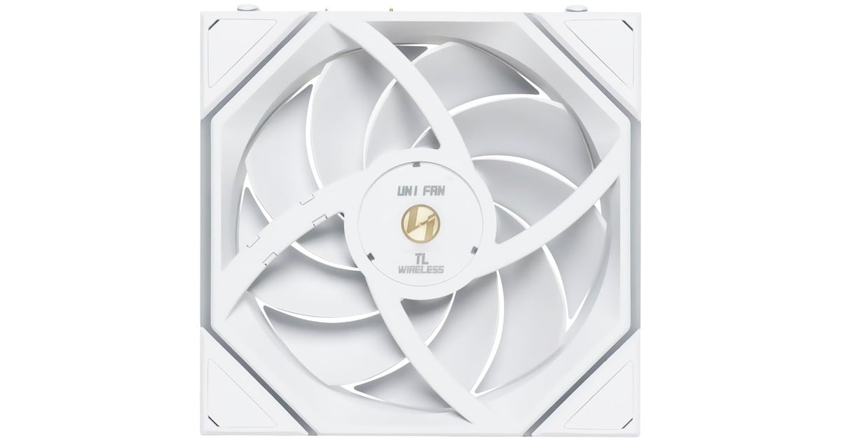 Lian LiUNI FAN TL 120 Wireless RGB case fans  (Wit, 3 stuks, 120 x 124 x 28 mm, PWM, Incl. controller)