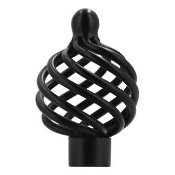 Knop Suze zwart 34mm