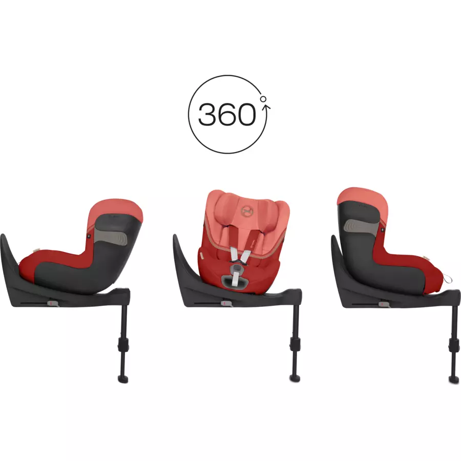 cybex GOLD Reboarder Sirona S2 i-Size Hibiscus Red