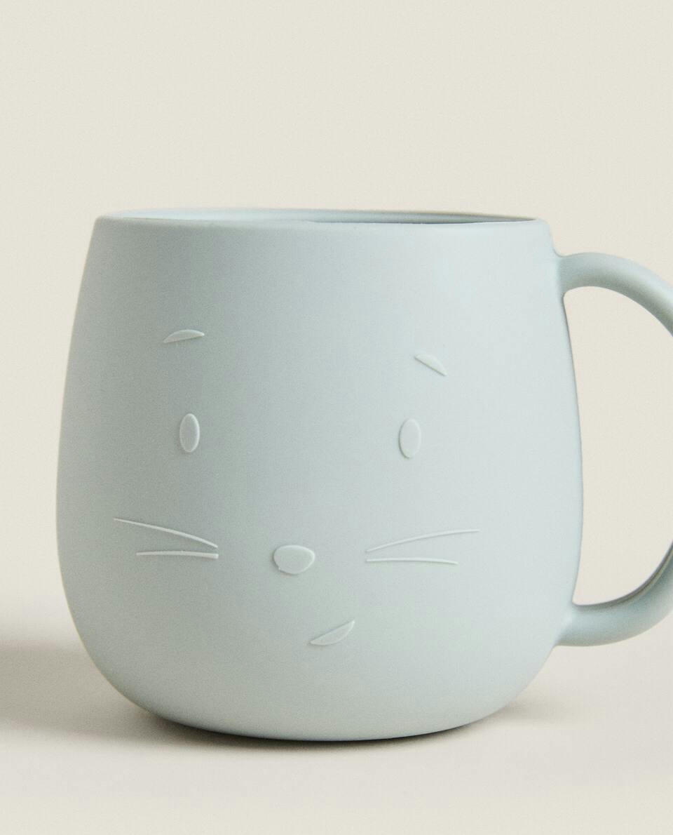 CANECA DE SILICONE EM FORMATO DE RATO