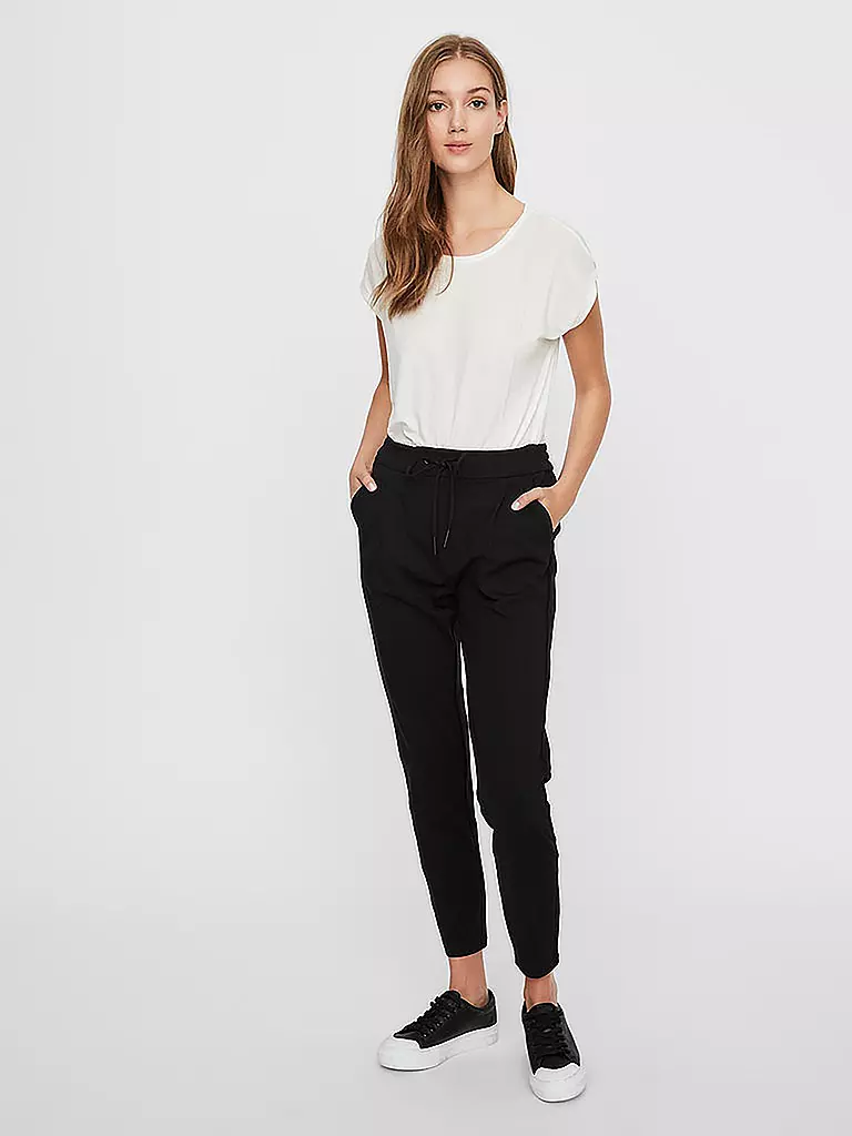 VERO MODA Jogginghose Loose Fit VMEVA schwarz