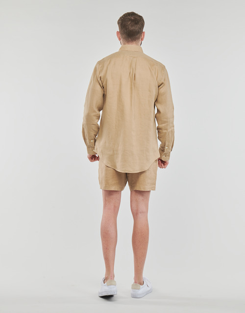 Polo Ralph Lauren - CHEMISE COUPE DROITE EN LIN Camel