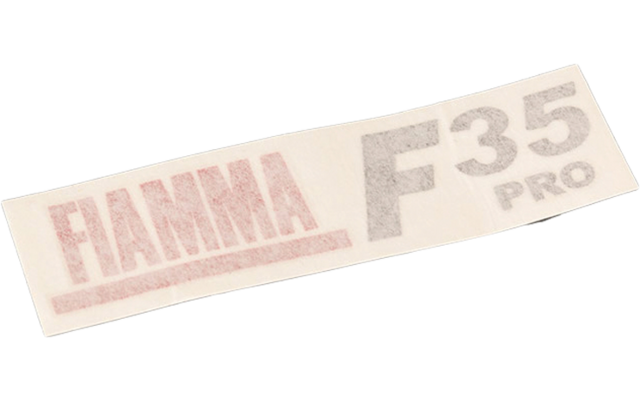 Fiamma Aufkleber für Markise F35pro Fiamma Ersatzteilnummer 98672-001