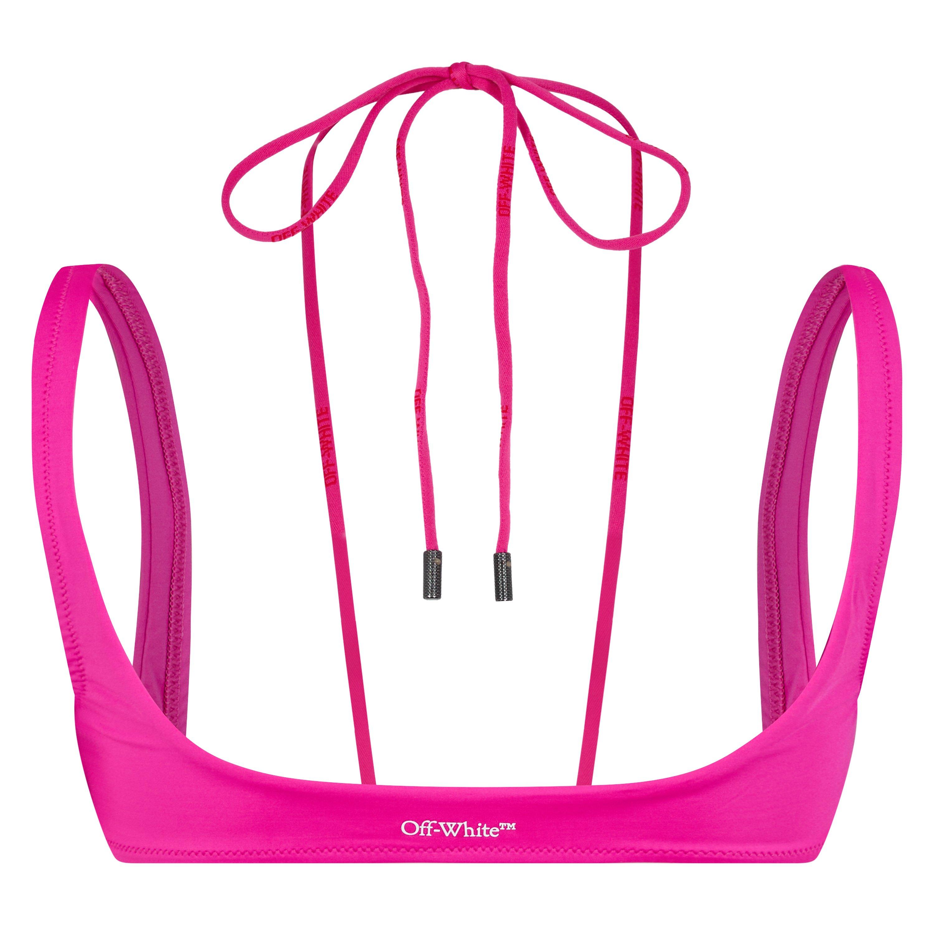 Off White Logo Bikini Set