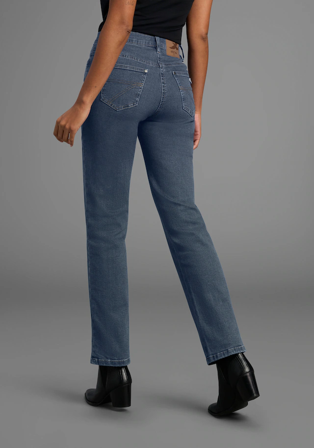 Arizona Gerade Jeans »Annett« bequeme Passform,  5-Pocket-Style,  hohe Taille