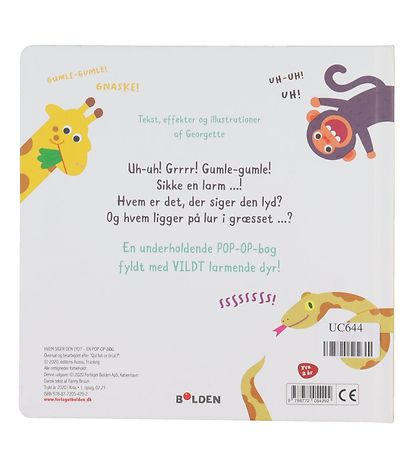 Forlaget Bolden Pop-op Buch - Wer macht dieses Geräusch? - Dänis