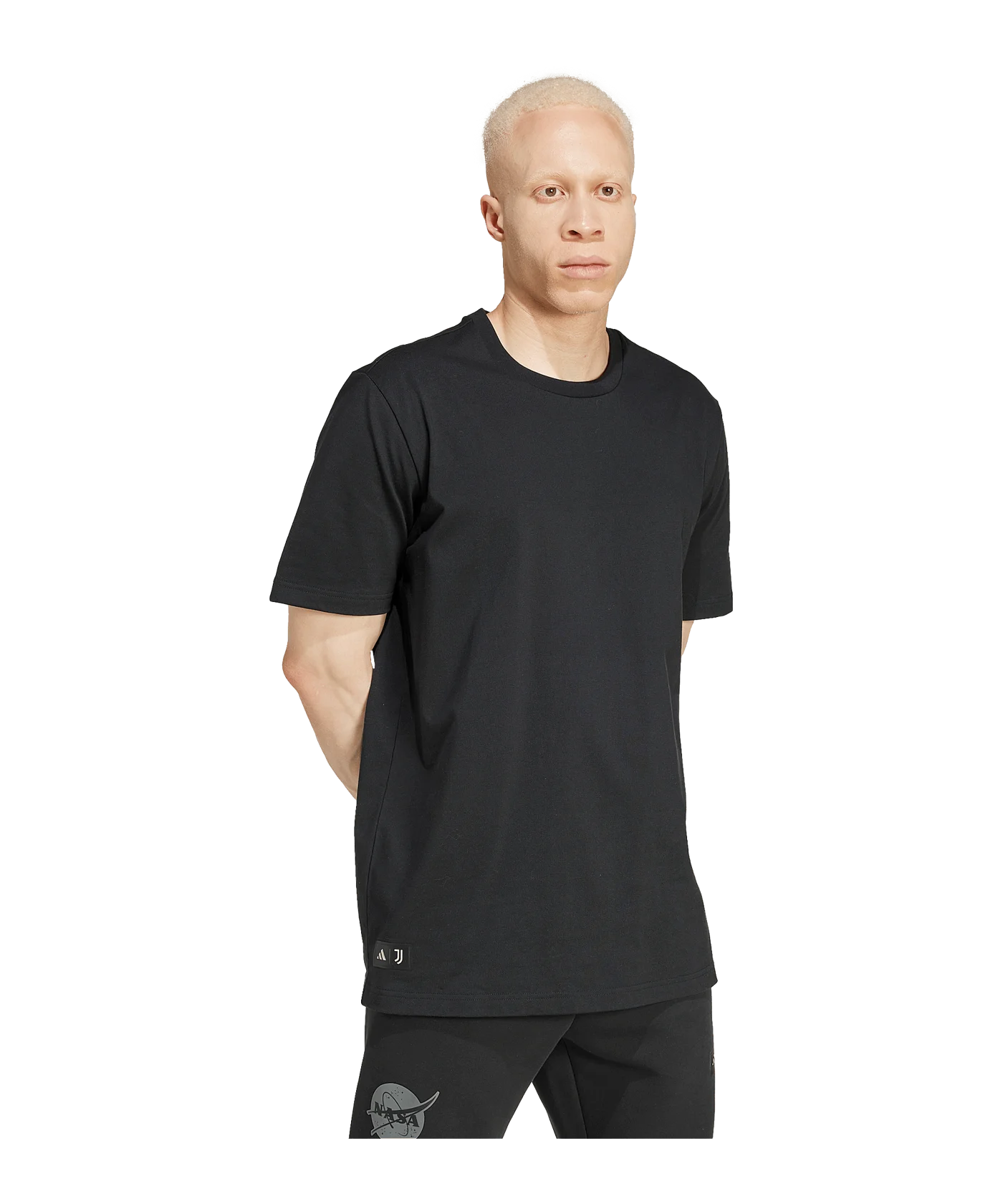 adidas Juventus Turin NASA T-Shirt Schwarz