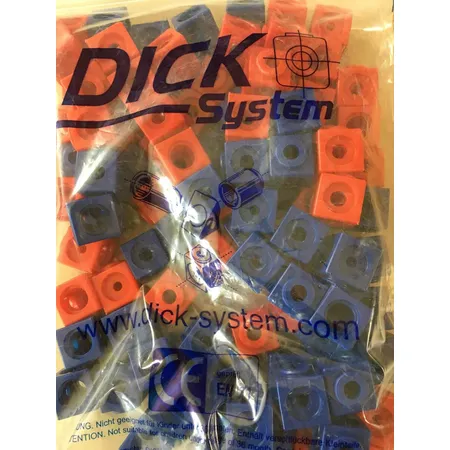 Dicksystem Steckwürfel rotblau 17 mm Kantenlänge, 100 Stück