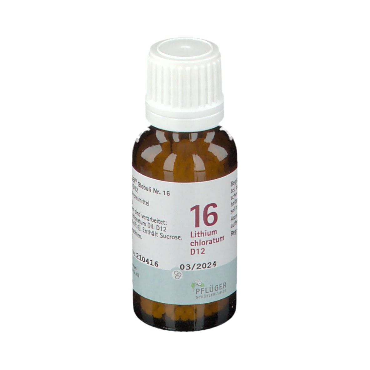 BIOCHEMIE PFLÜGER® Nr. 16 Lithium chloratum D12