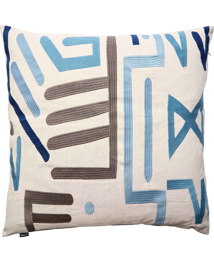 Magasin du Nord Collection MILAN/BLÅ, PYNTEPUDE 60x60 CM
