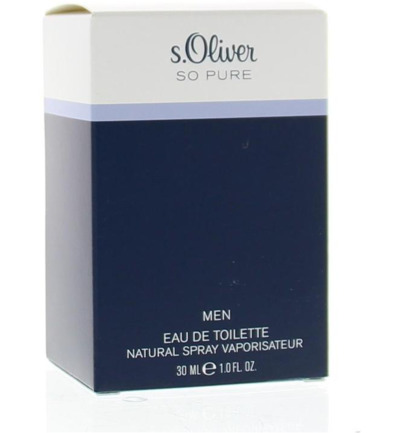 s.Oliver So pure men eau de toilette (30 ml)