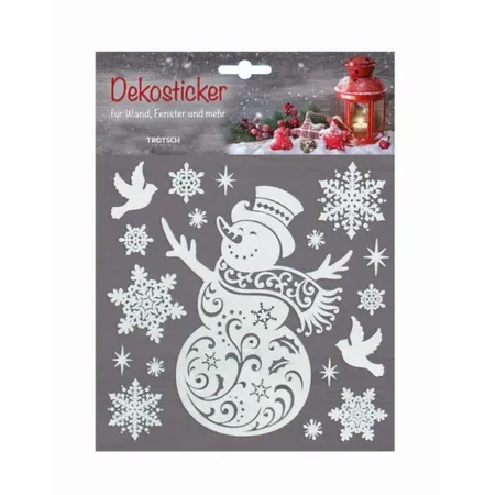 Trötsch Dekosticker Weihnachtliche Idylle, 1 Stickerbogen, 4-fach sortiert