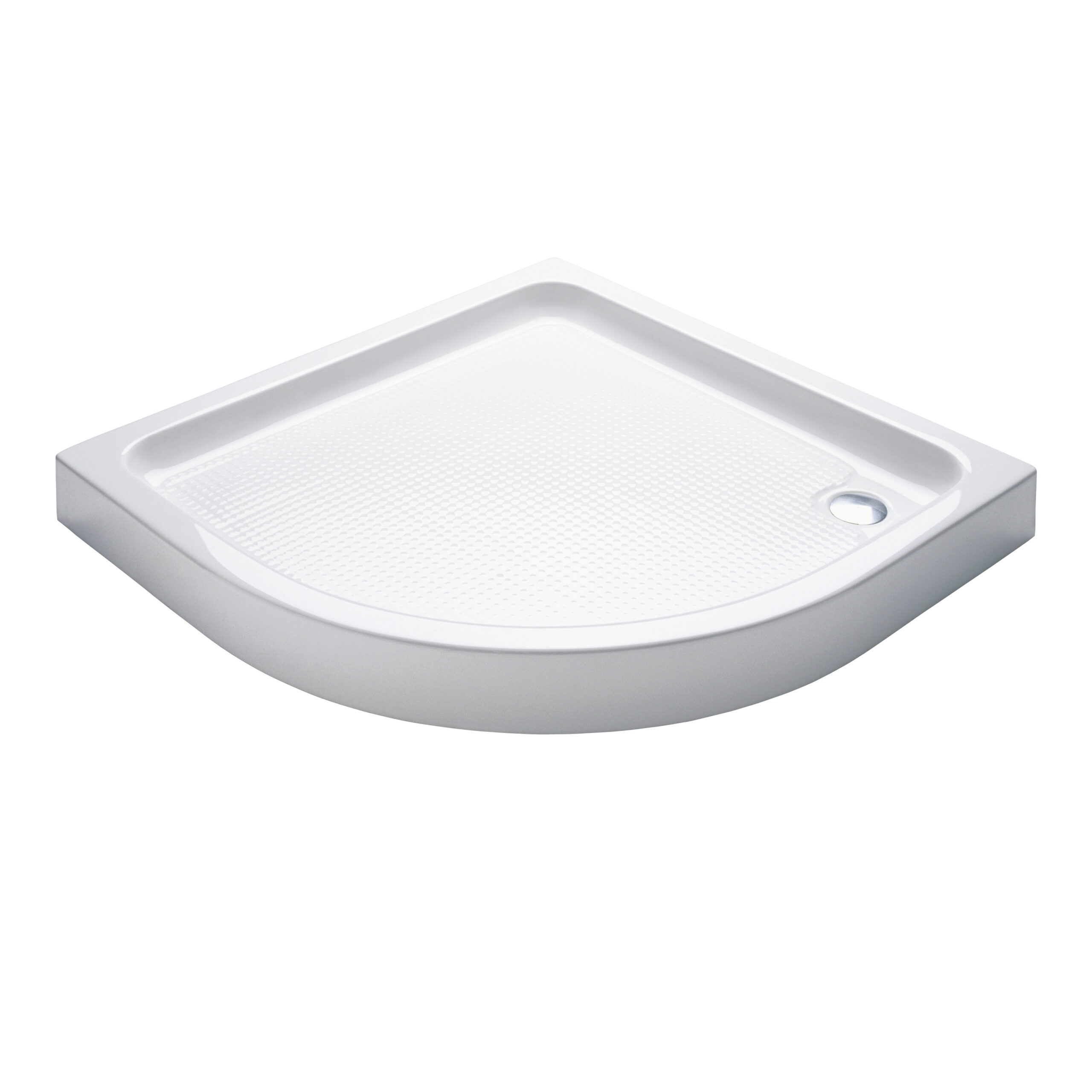 SCHADEMODEL: SaniGoods Rondo douchebak kwartrond 100x100x15cm