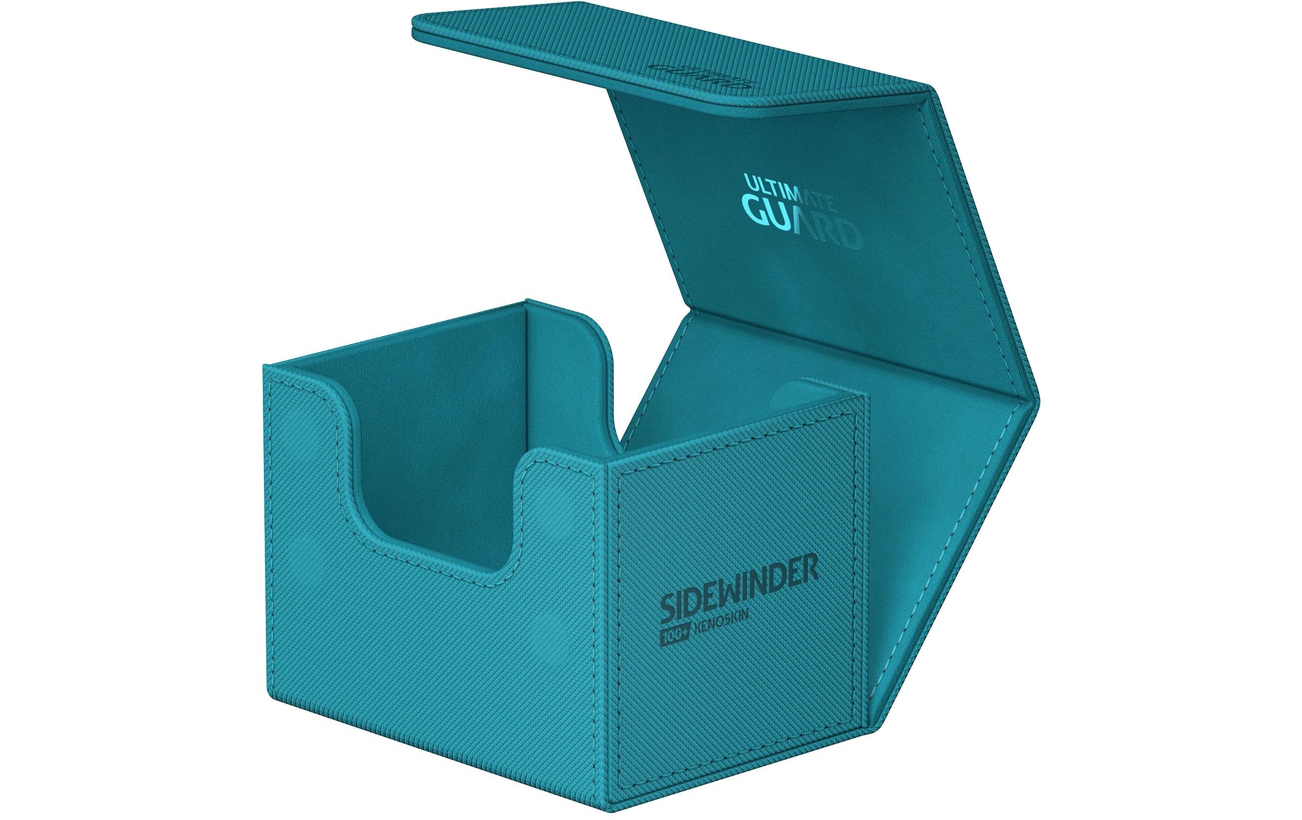 Kartenbox XenoSkin Sidewinder Monocolor 100+ PetrolblauHochwertige Box für Sammelkarten in Standardgrösse