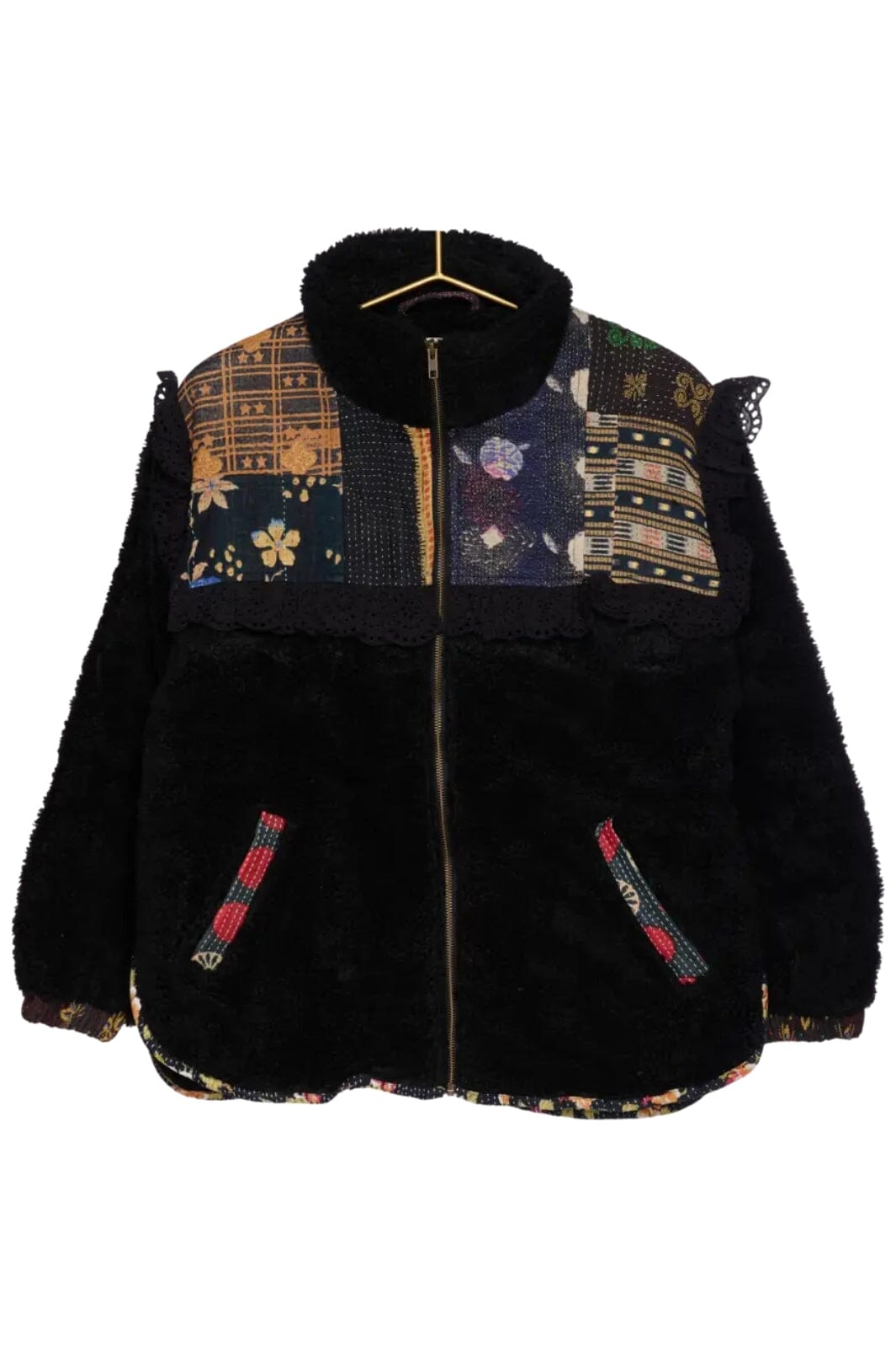 Sissel Edelbo Vilma Jacket SE 1422 black kantha no 25