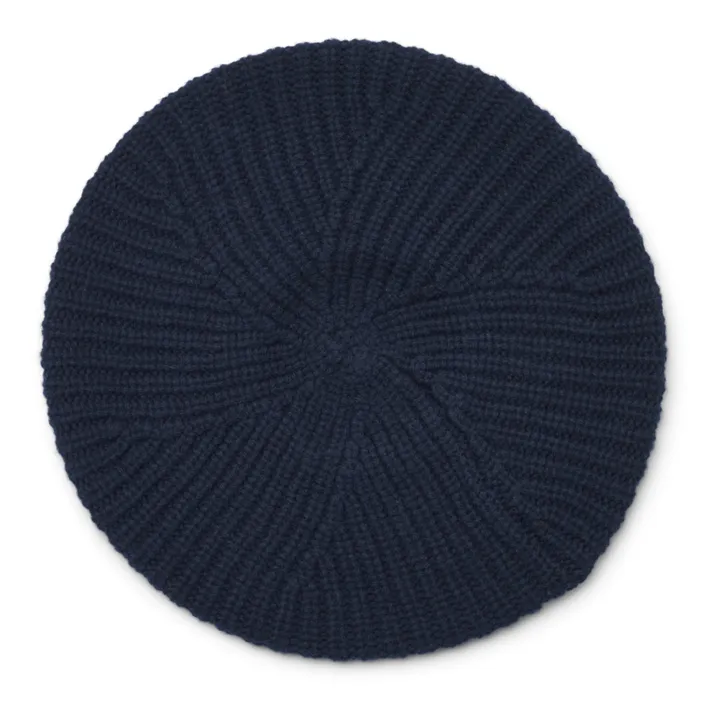 Liewood Bonnet Laine Recylée Borg | Bleu marine