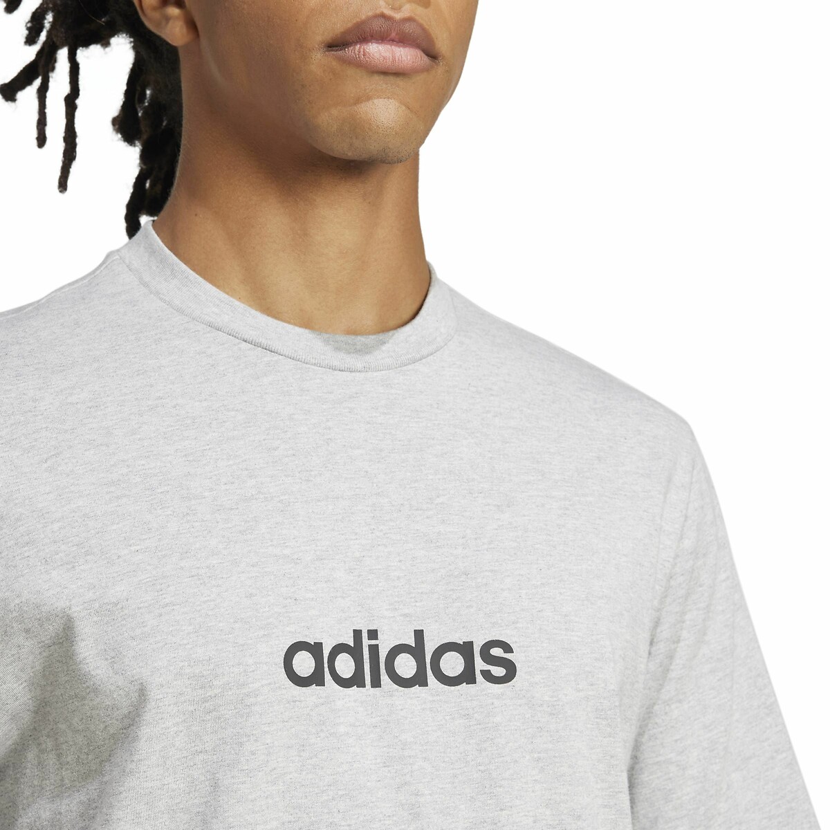 ADIDAS ROUPAS ESPORTIVAS<br>Camiseta de manga curta com logo Essential Linear