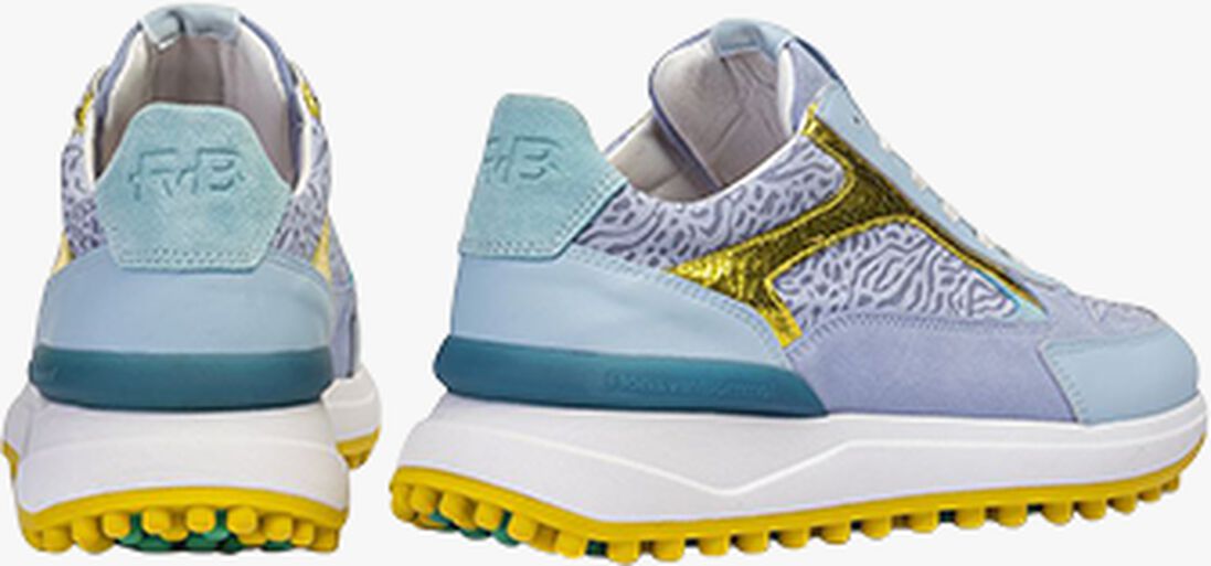 FLORIS VAN BOMMEL blauwe floris van bommel lage sneakers sfw-10099