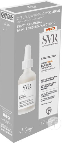 SVR Clairial Ampoule 30ml + Crème IP50+ 40ml Gratuit