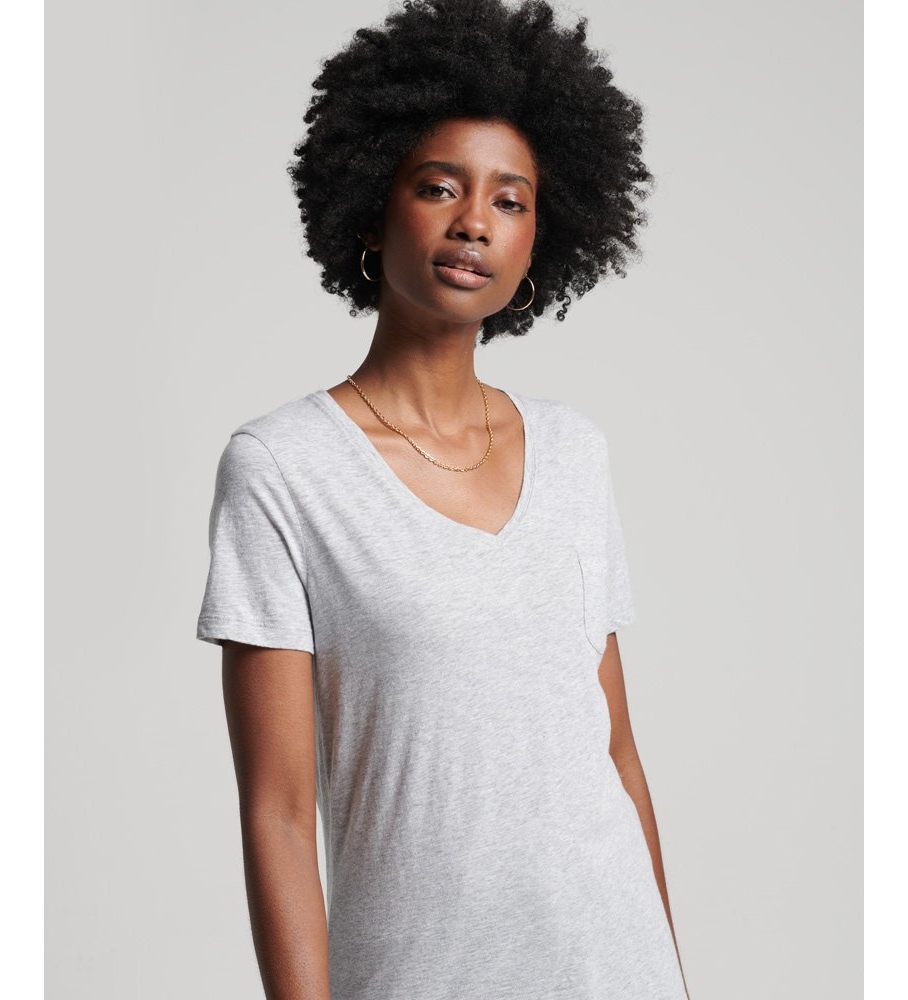 Camiseta de bolso Superdry Studios cinza