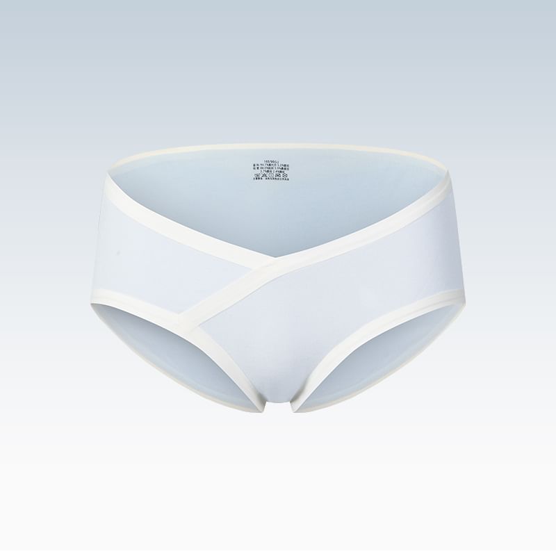 POKU - Zwangerschapsslip met lage taille en contrasterende rand