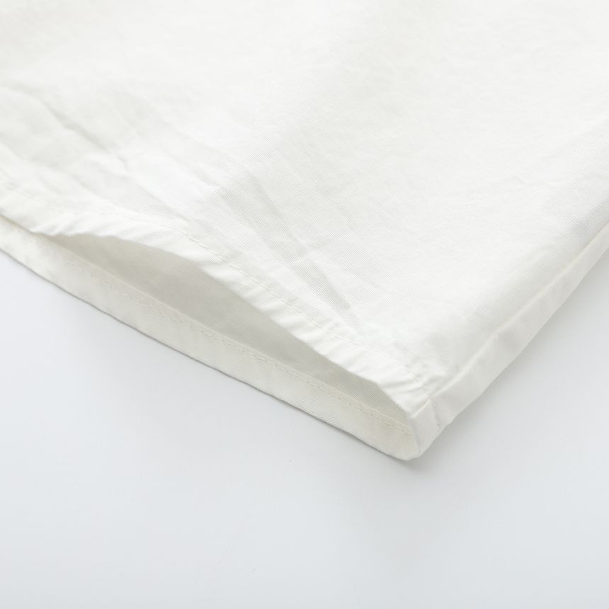 Mori Girls - Geborduurd shirt met korte mouwen