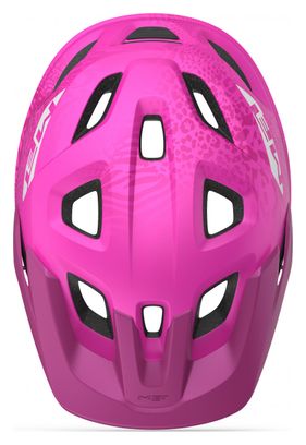 Casque Enfant Met Eldar Bleu Rose Mat