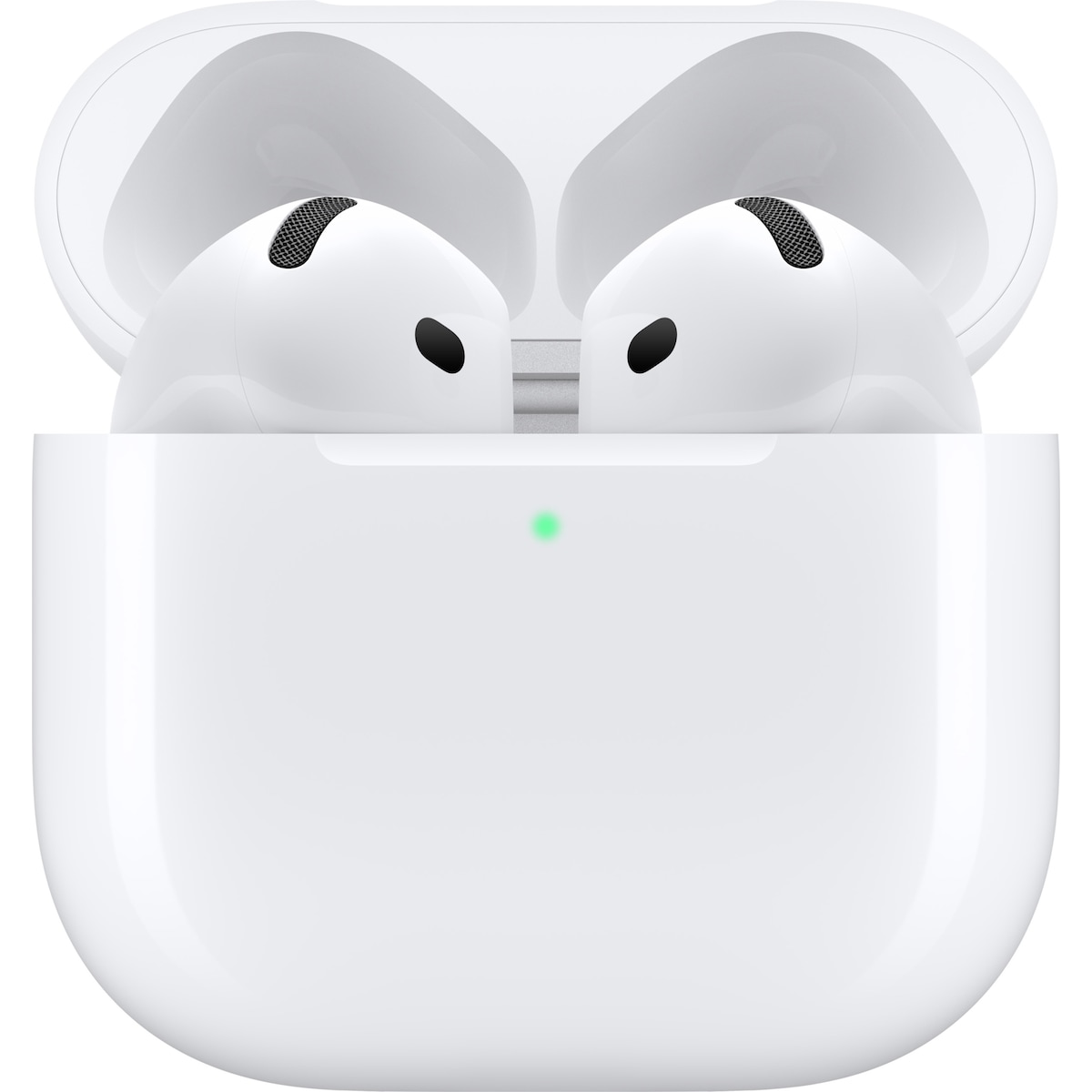 AirPods 4 med Aktiv støyreduksjon (2024) og trådløst ladeetui (USB-C)