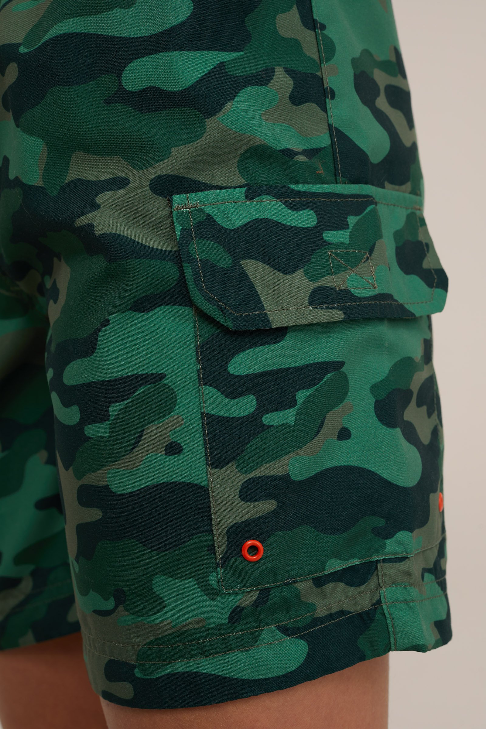 Jongens zwemshort met dessin WE Fashion Donkergroen