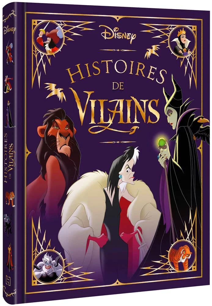DISNEY - LIVRE - LES CHEFS D'OEUVRE -  HISTOIRES DE VILAINS