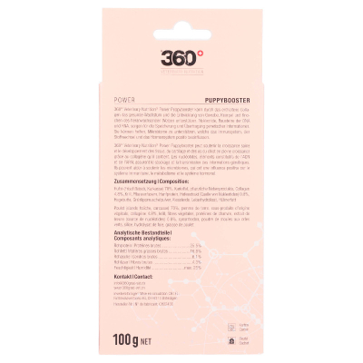 360° Veterinary Nutrition Dog Superfood Power Puppybooster 100g