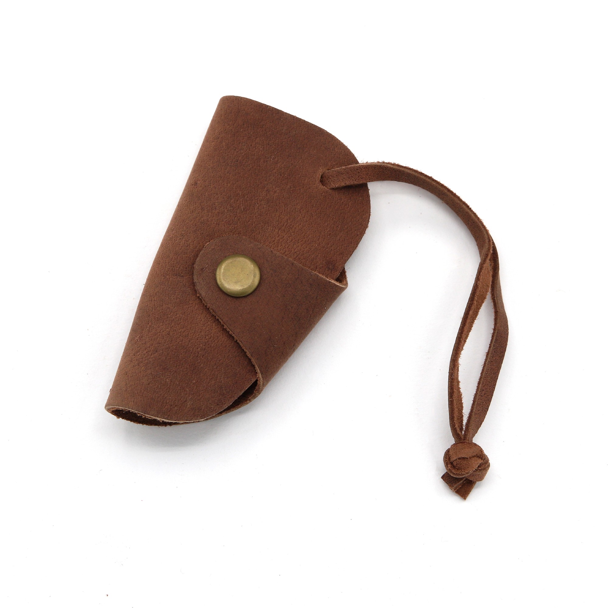 Schlüsseletui aus Leder, braun, L 10 cm, B 5 cm günstig bestellen
