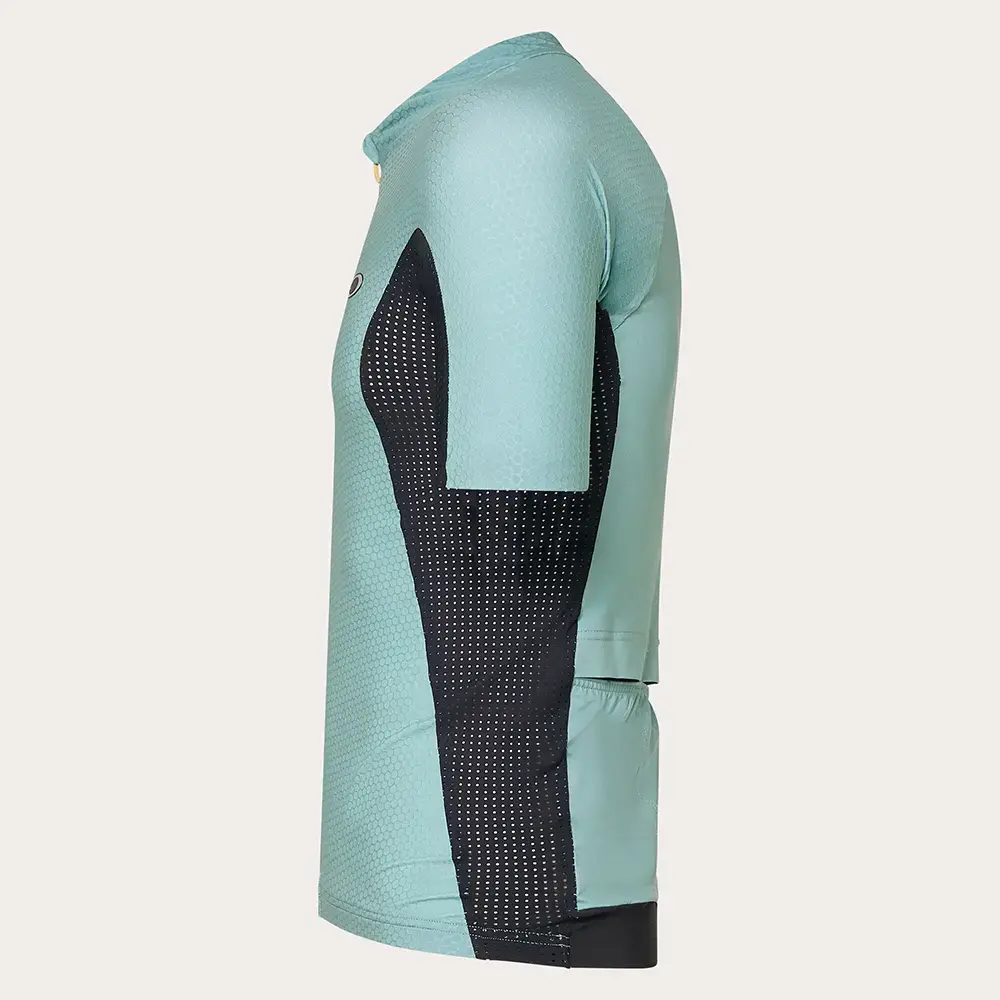 Oakley Endurance Ultra Vented Fietsshirt Korte Mouwen Blauw Heren