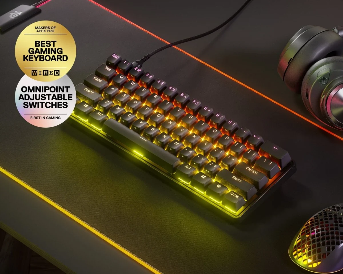 Steelseries - Apex Pro Mini Gaming Keyboard - Nordic Layout