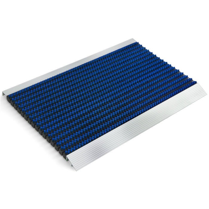 Deurmat - Profi Brush - Vuilvangmat met aluminium frame / Blauw 60 x 90 cm