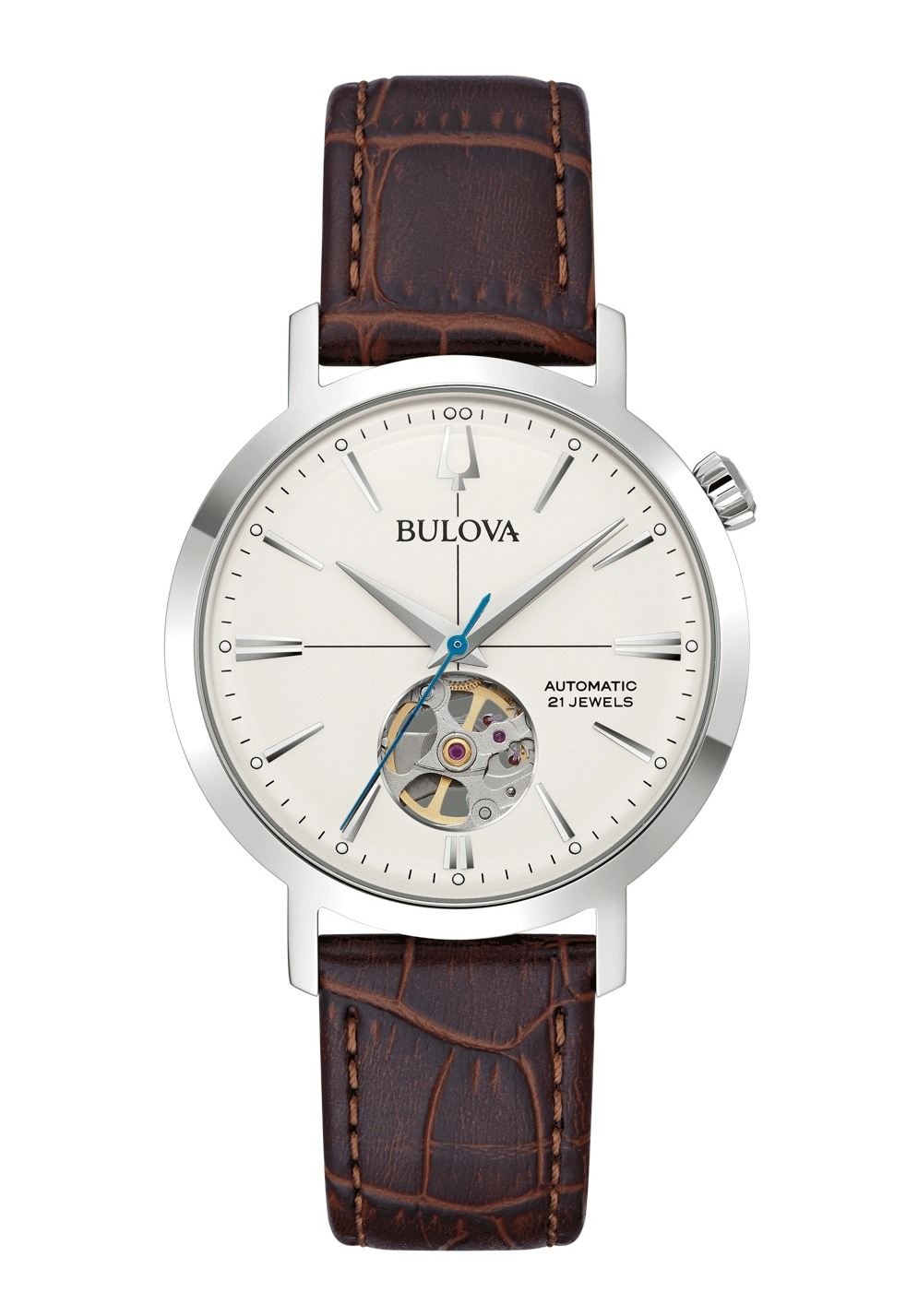 Bulova Aerojet Automatikuhr Weiß 96A318
