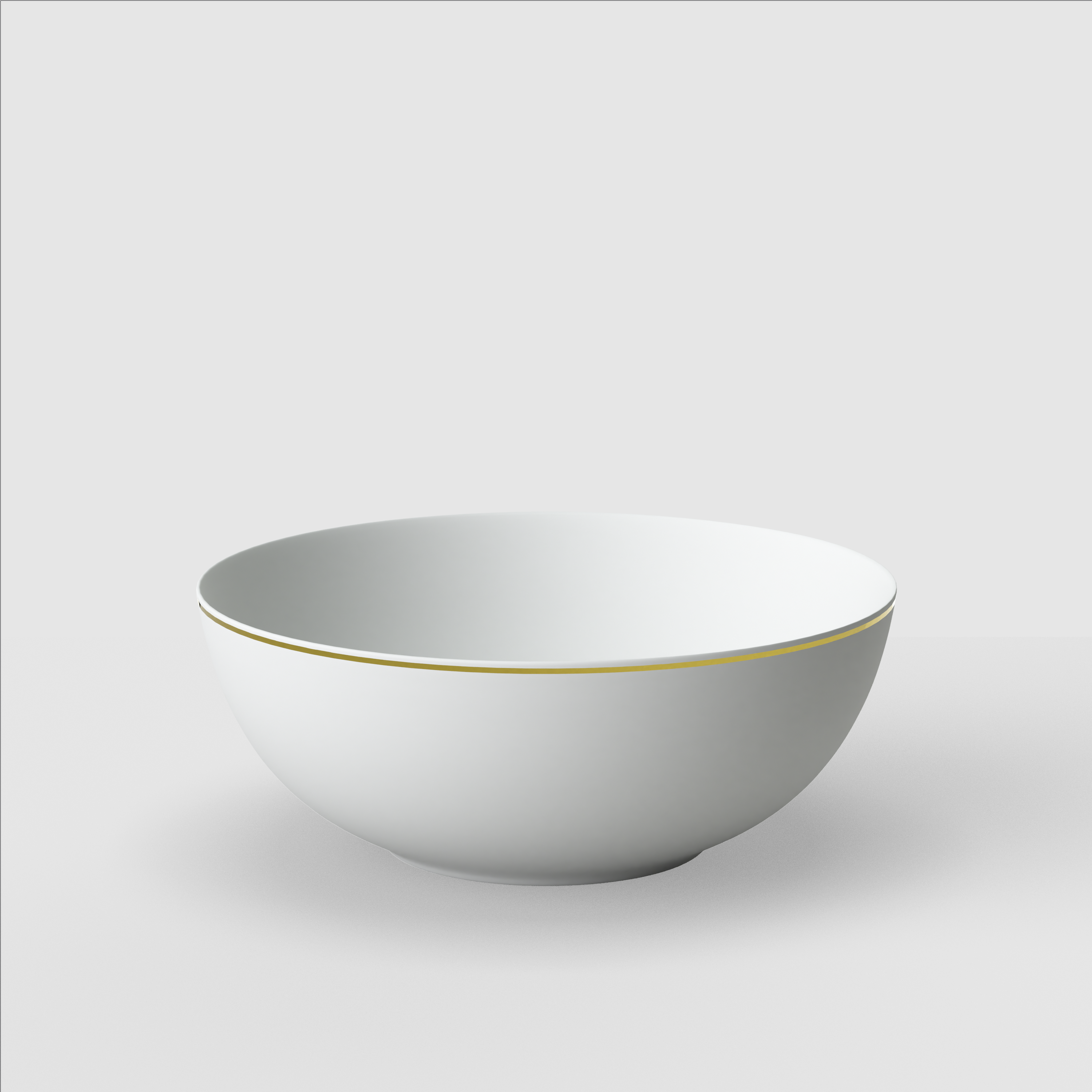 MetroChic Salad serving bowl Multi-colored, 50.8 oz, Premium Bone Porcelain