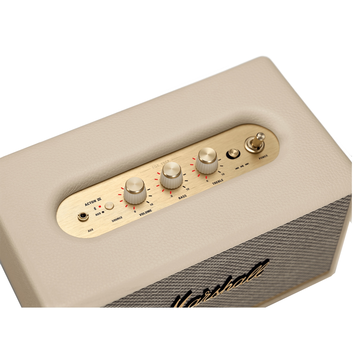 Marshall Acton III Bluetooth høyttaler (krem)
