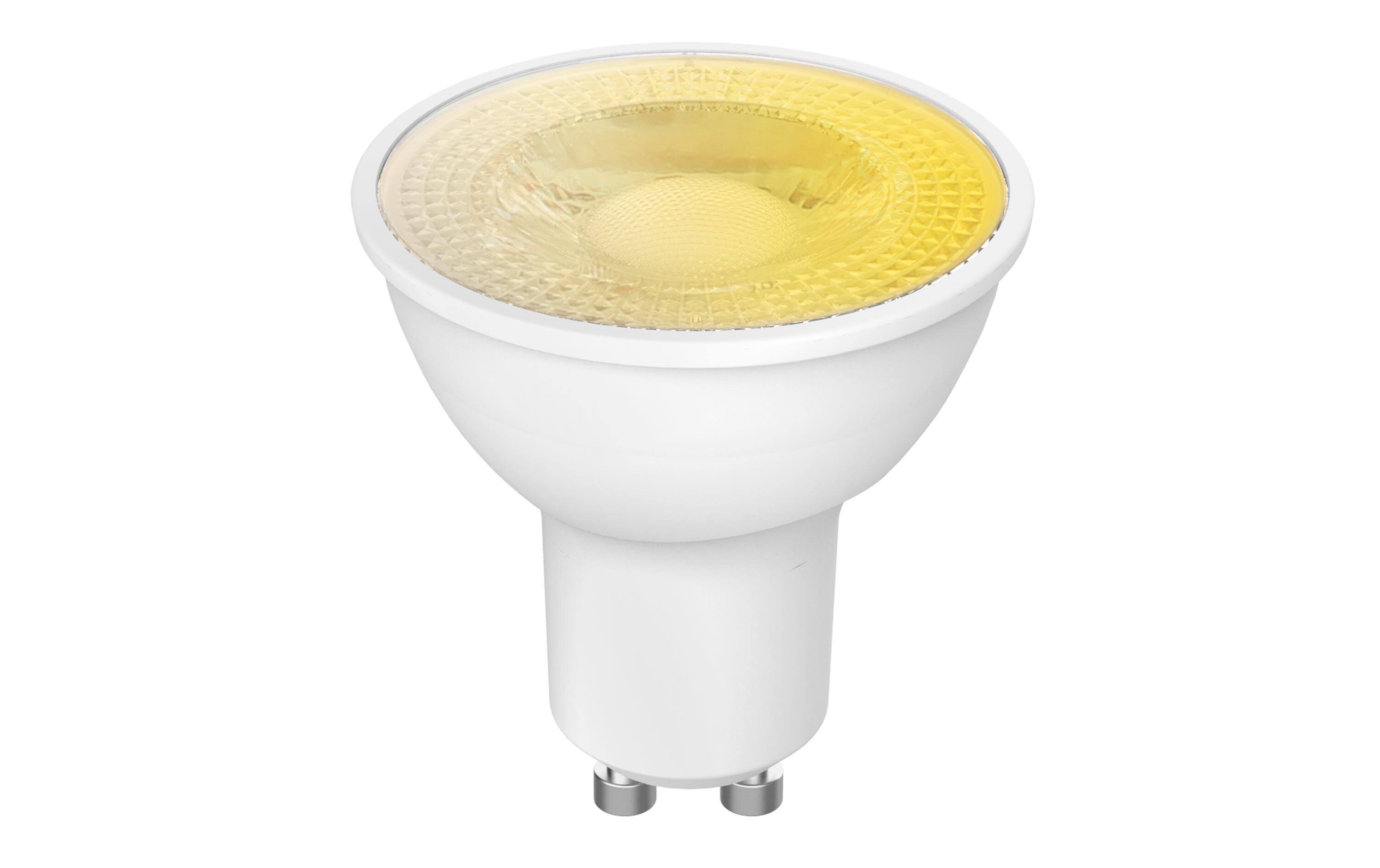 Leuchtmittel Smart LED Lampe, GU10, WarmweissWLAN-fähige Lampe