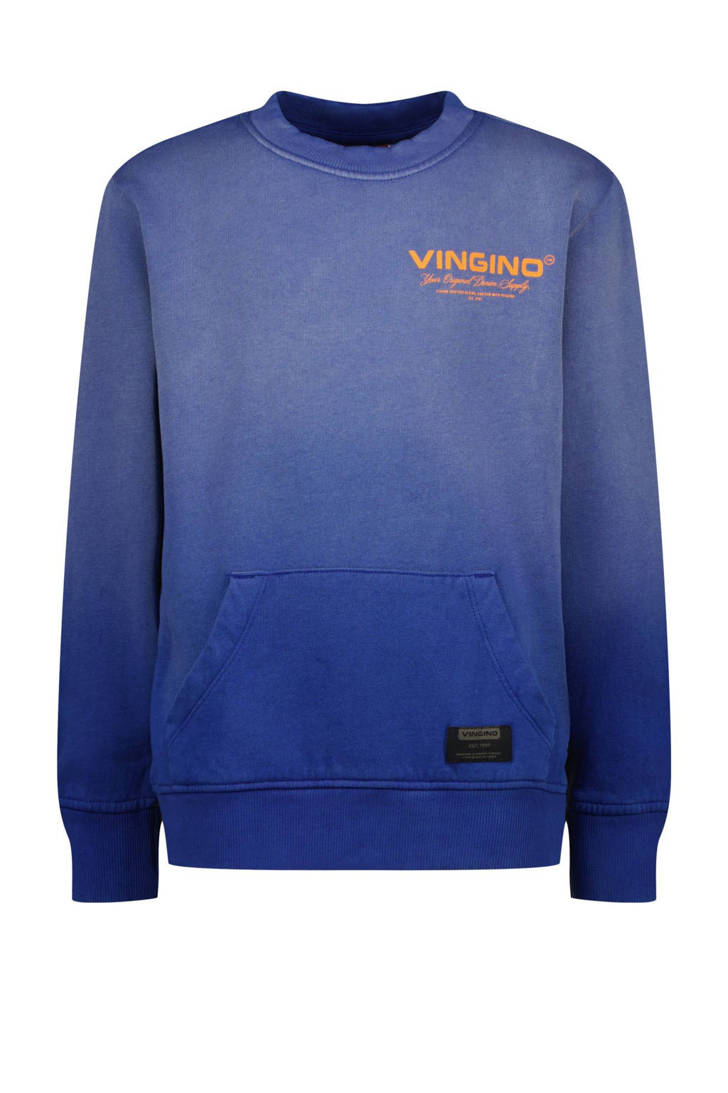 Vingino sweater Nadient met printopdruk blauw
